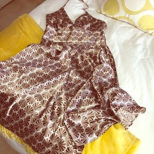 Alyn Paige 🏖 silky flowy fun shell 🐚 print EUC